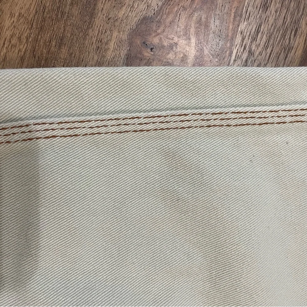 Simple Society Carpenter Super High Rise Light Tan Cotton Jeans‎ Size 9 Y2K